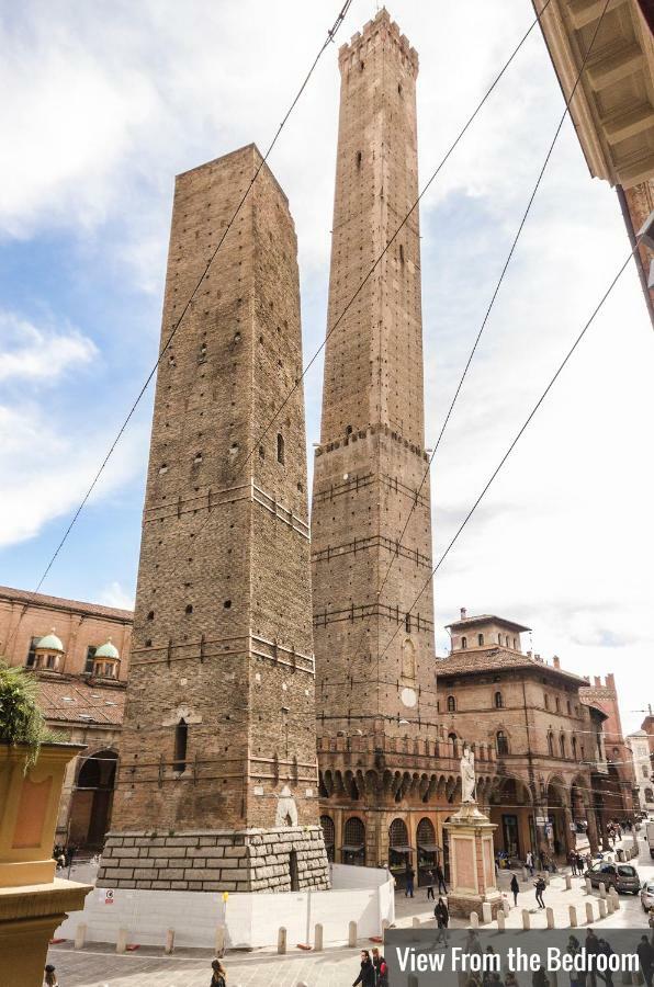 Le Torri Suite, Davanzale Vista Due Torri Bologna Kültér fotó